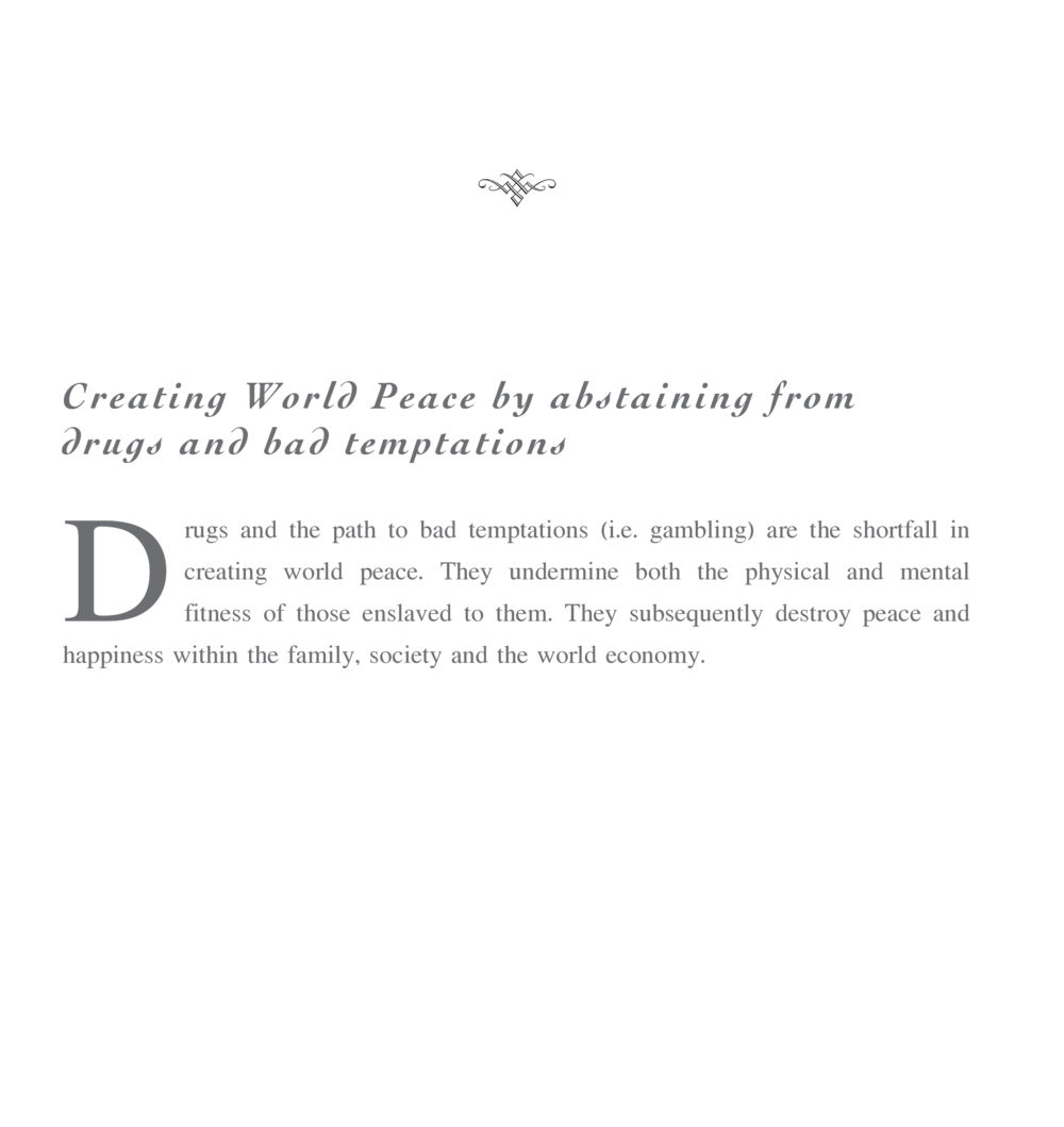 Creating World Peace Through Abstinence The Sun of Peace หน้า 118
