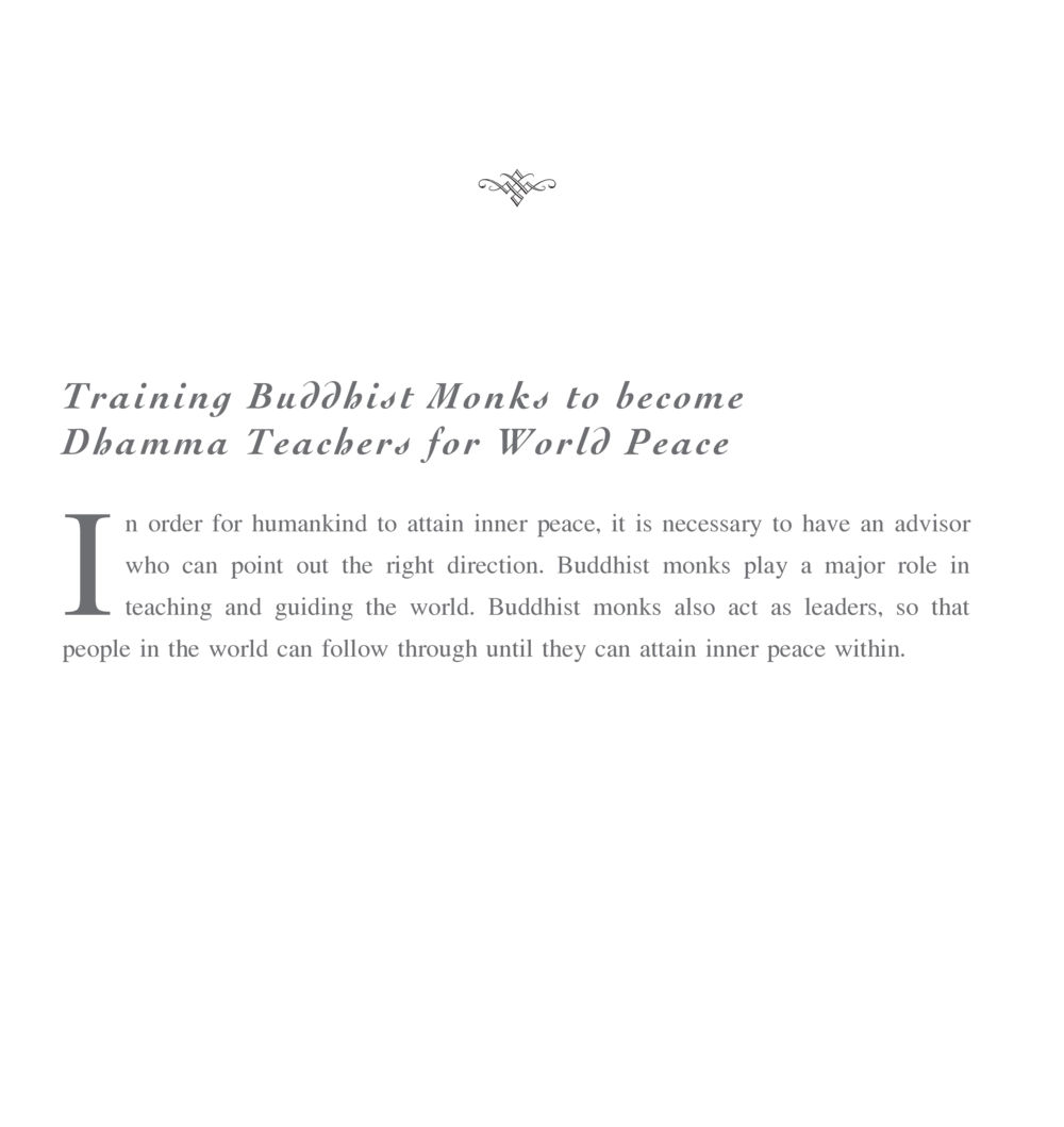 Training Buddhist Monks as Dhamma Teachers The Sun of Peace หน้า 124