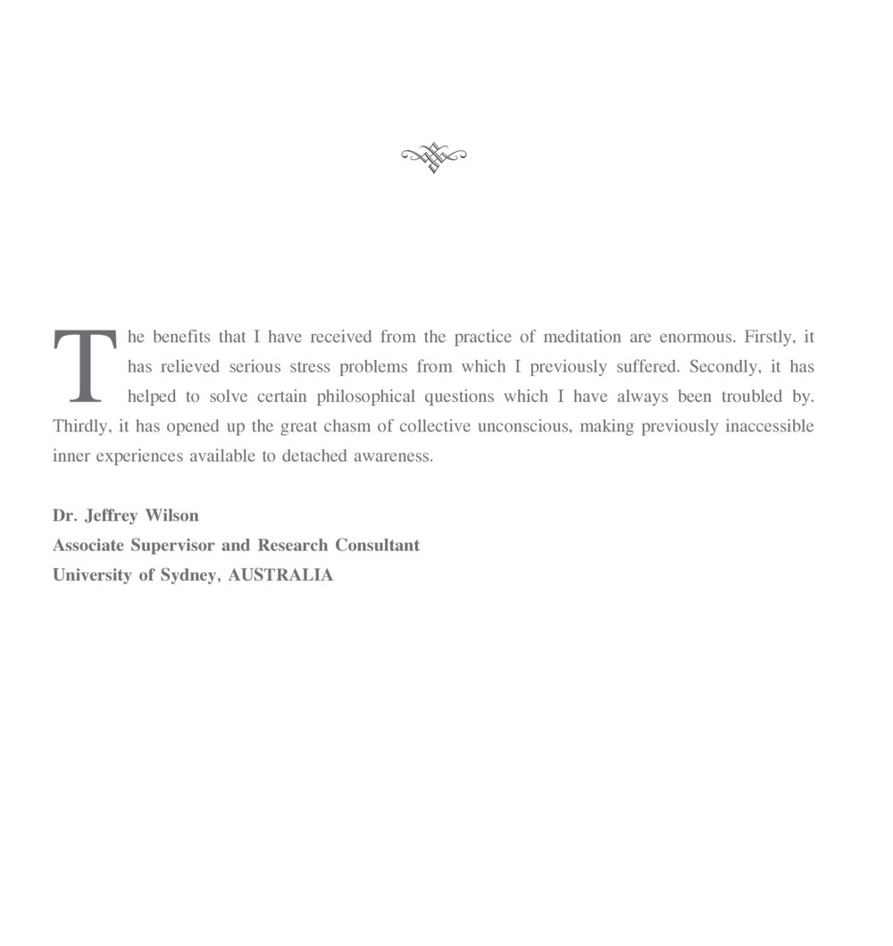 The Benefits of Meditation The Sun of Peace หน้า 170