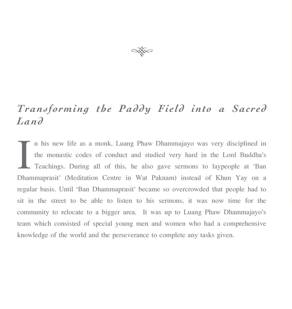 Transforming the Paddy Field into a Sacred Land The Sun of Peace หน้า 46