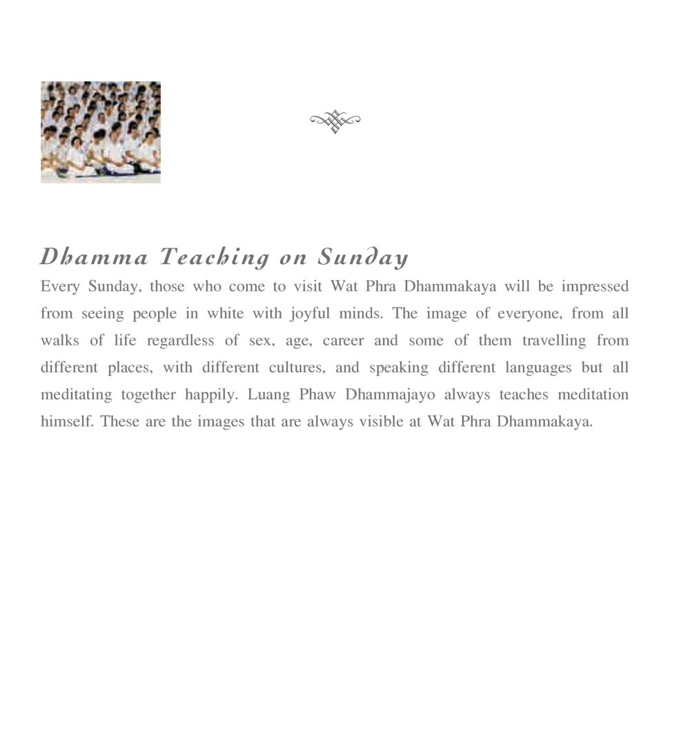 Dhamma Teaching on Sunday The Sun of Peace หน้า 64