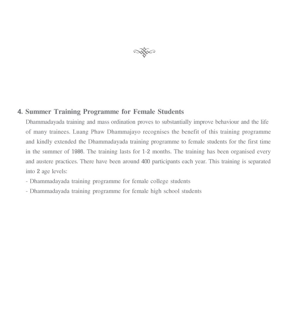 Summer Training Programme for Female Students The Sun of Peace หน้า 88