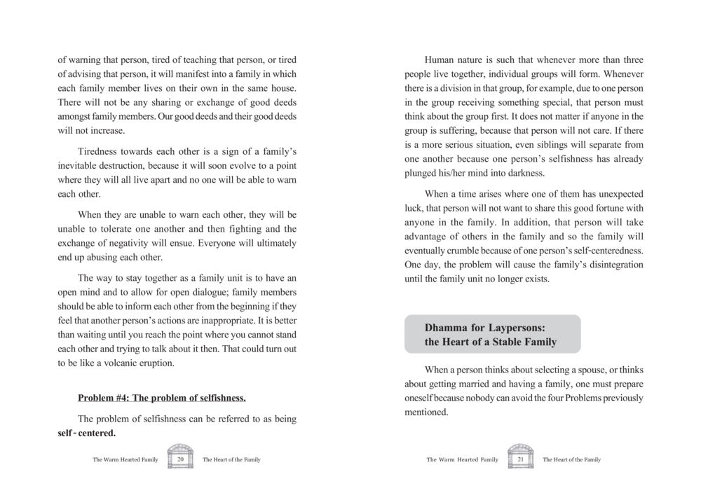 The Dynamics of Family Relationships The Warm Hearted Family หน้า 11