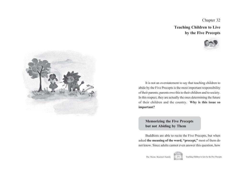 Teaching Children to Live by the Five Precepts The Warm Hearted Family หน้า 136