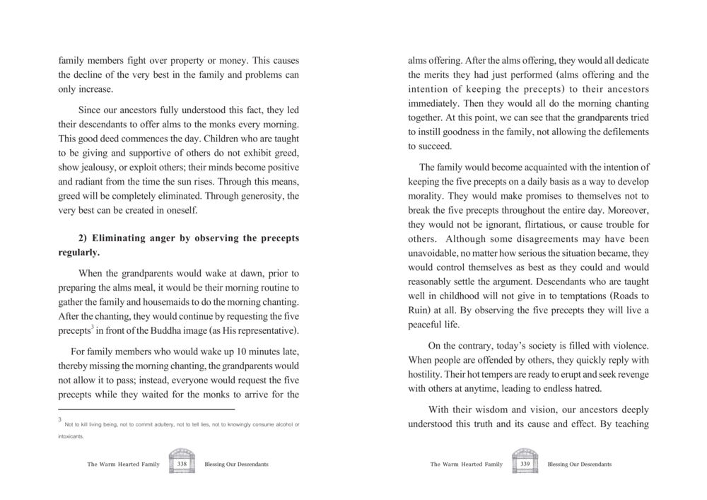 The Importance of Generosity and Morality in Family Dynamics The Warm Hearted Family หน้า 170