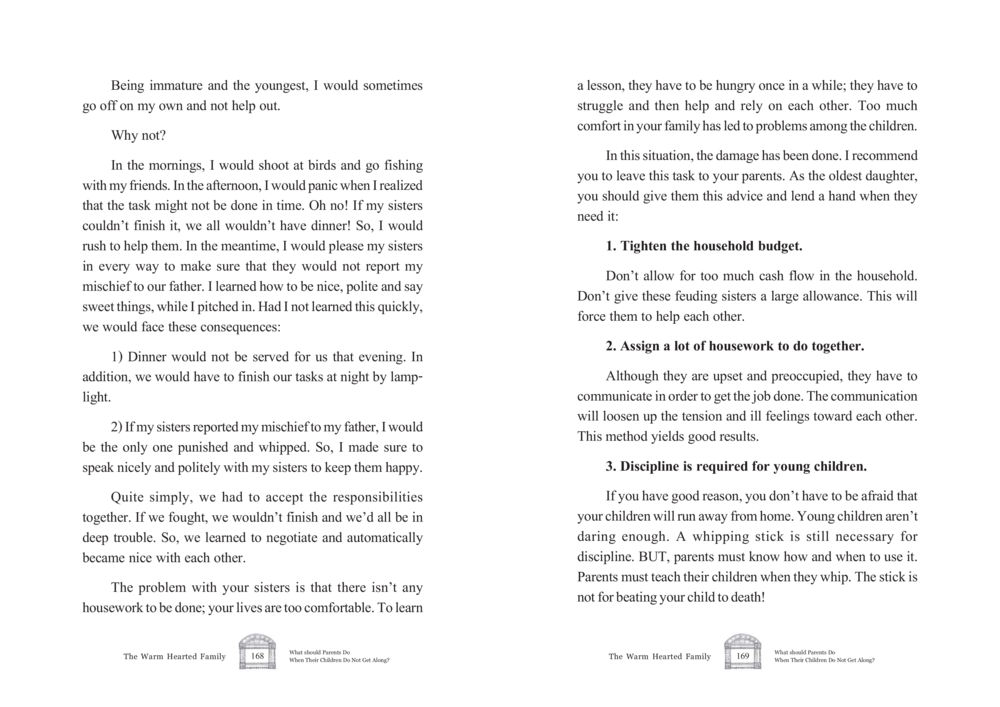 Learning Responsibility Through Family Dynamics The Warm Hearted Family หน้า 85