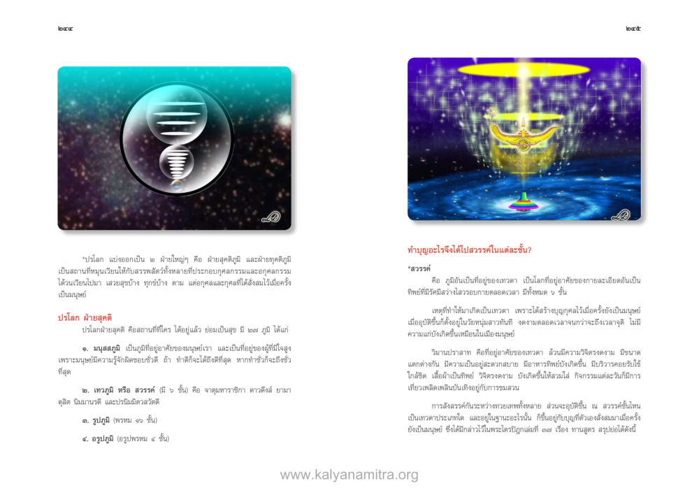ปรโลก ฝ่ายสุดท้าย ตายแล้วไปไหน ภาคสุคติภูมิ หน้า 124
