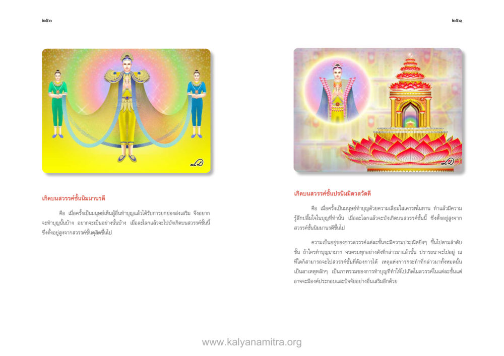 เกิดเป็นพระวันรับอันชันซิ้มมงคล ตายแล้วไปไหน ภาคสุคติภูมิ หน้า 127