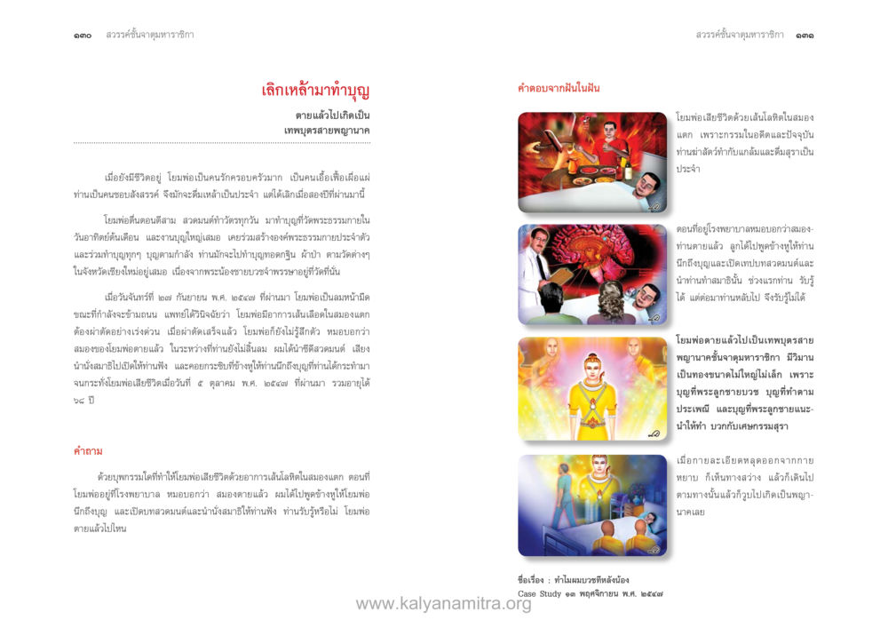 เด็กเหล้าบททำบุญ ตายแล้วไปไหน ภาคสุคติภูมิ หน้า 67