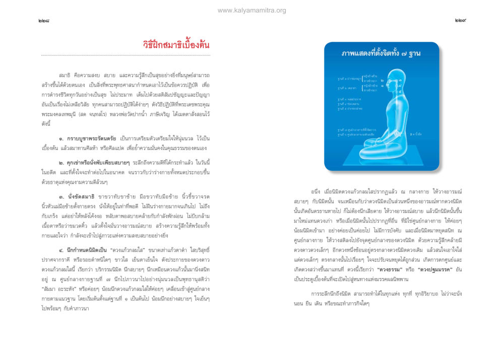 วิธีฝึกสมาธิเบื้องต้น ตายแล้วไปไหน ภาคทุคติภูมิ หน้า 116