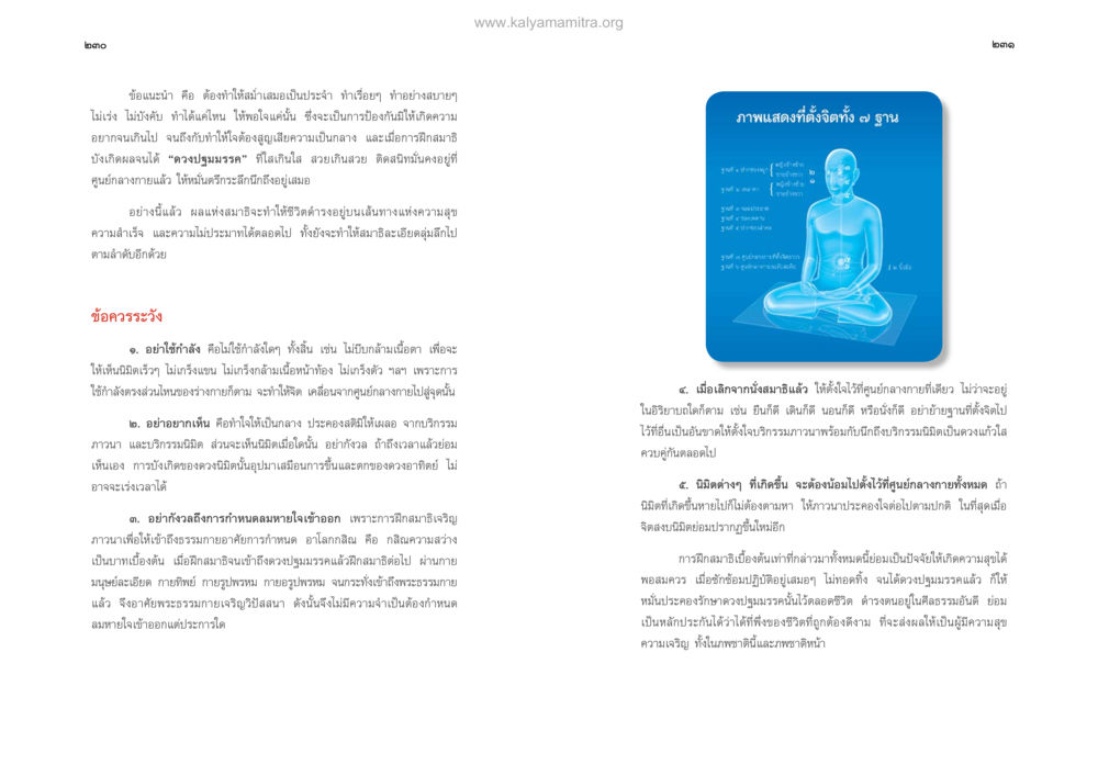ข้อควรระวังในการดูแลสุขภาพ ตายแล้วไปไหน ภาคทุคติภูมิ หน้า 117