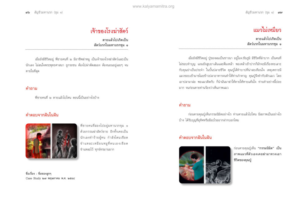 ฝันนูถุณฯ ตายแล้วไปไหน ภาคทุคติภูมิ หน้า 50