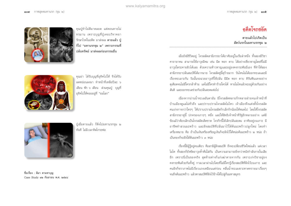 ครูผู้รักษาบุญและกรรม ตายแล้วไปไหน ภาคทุคติภูมิ หน้า 54