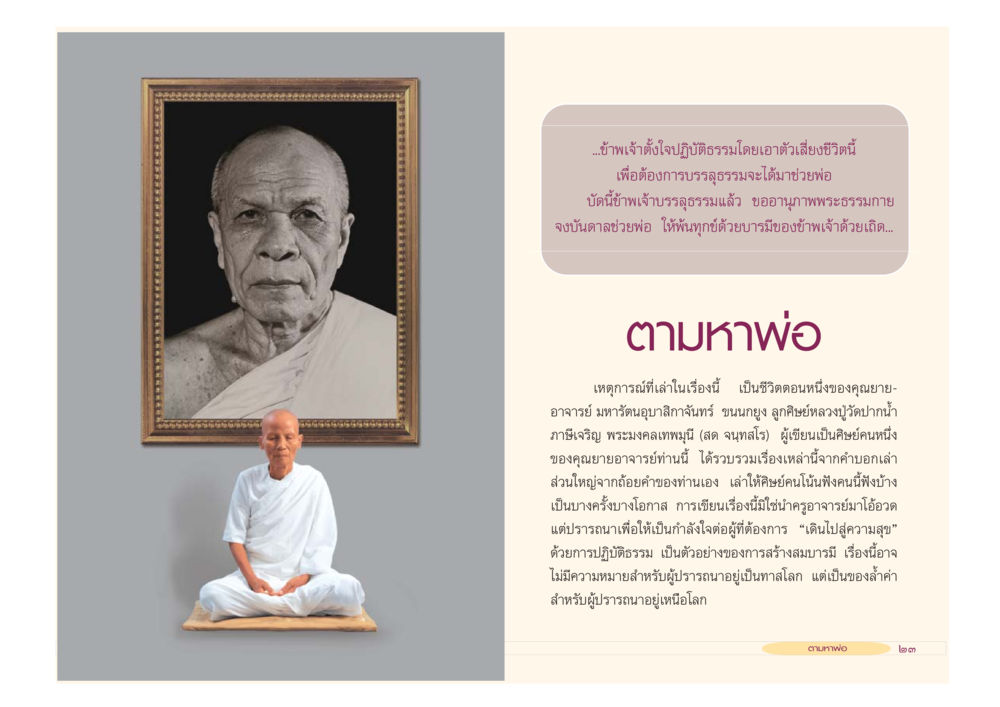 การปฏิบัติธรรมและการสร้างสมบัติในชีวิต เดินไปสู่ความสุข หน้า 13