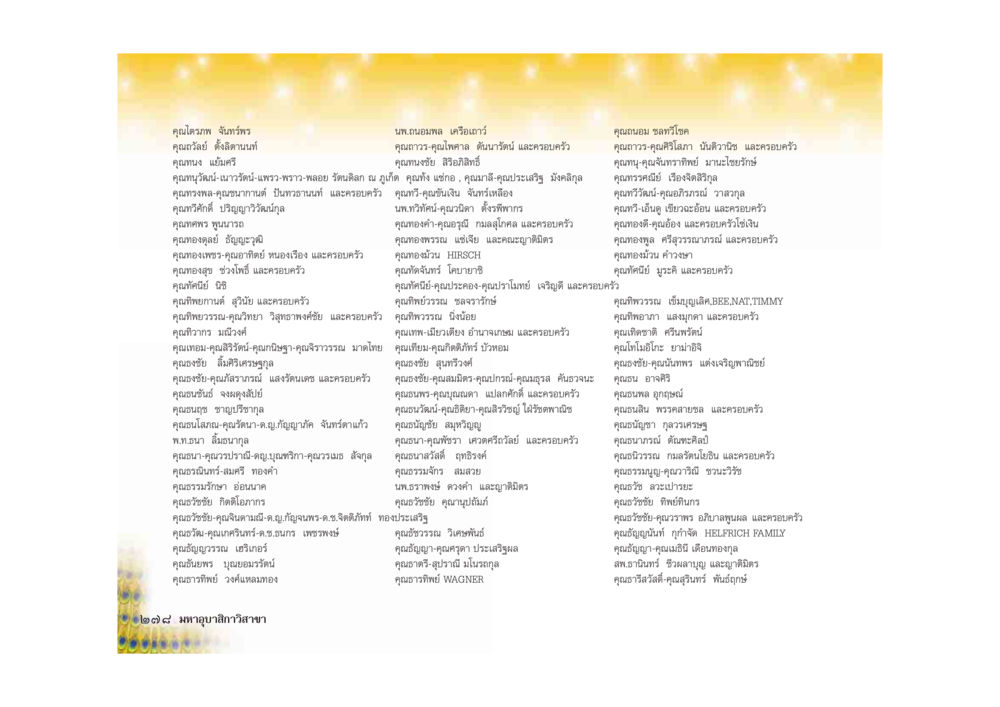 บุคคลสำคัญในวงการศึกษา มหาอุบาสิกาวิสาขา หน้า 278