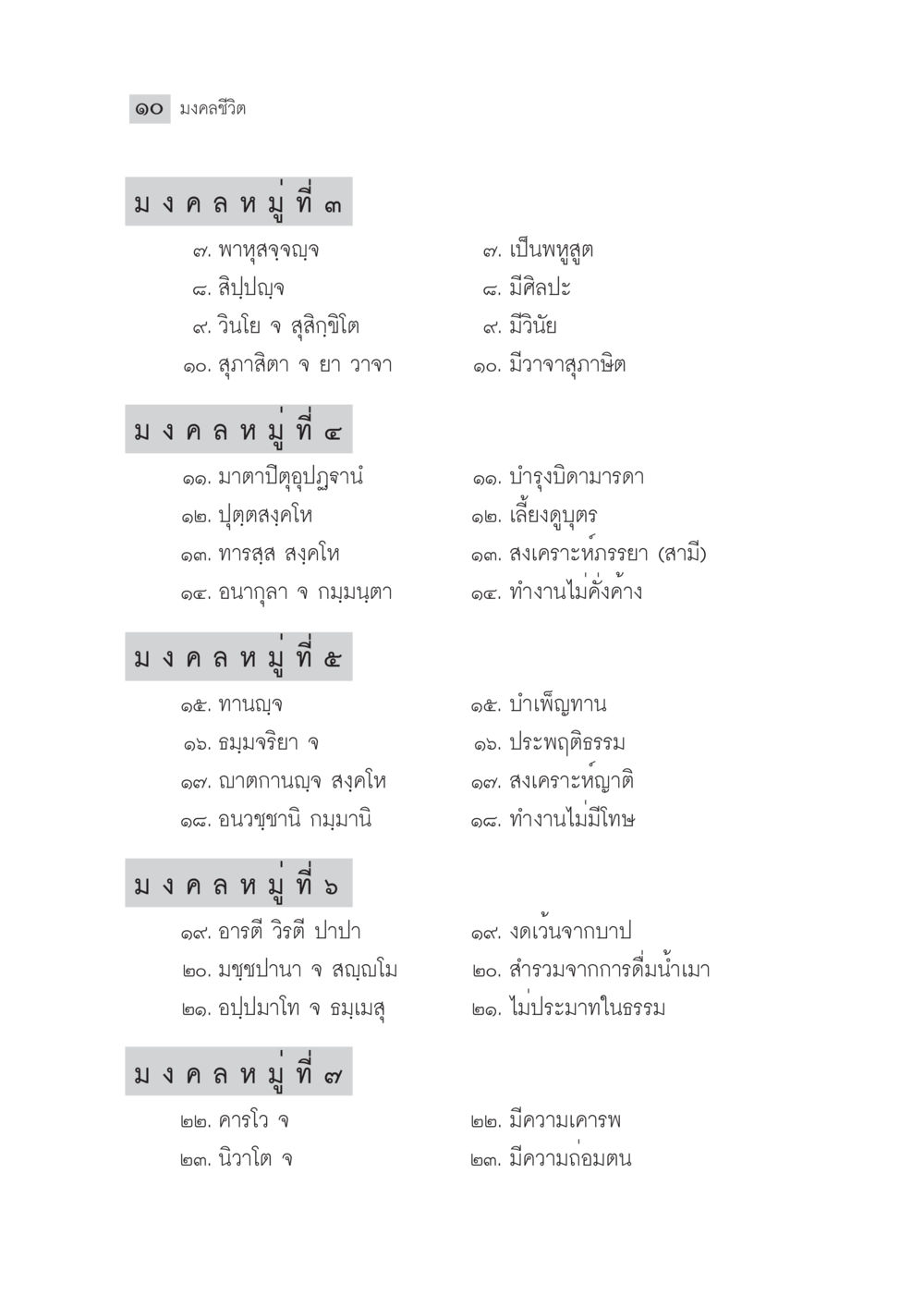 มงคลชีวิต มงคลชีวิต ฉบับทางก้าวหน้า หน้า 35