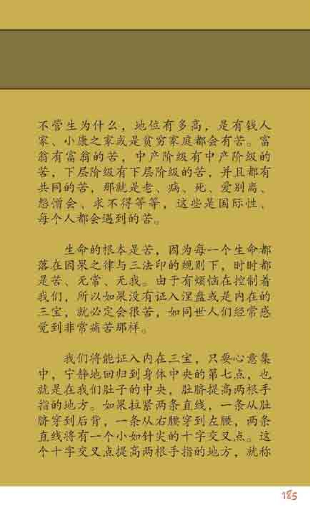 生命的苦与内在的三宝 最后得胜 หน้า 185