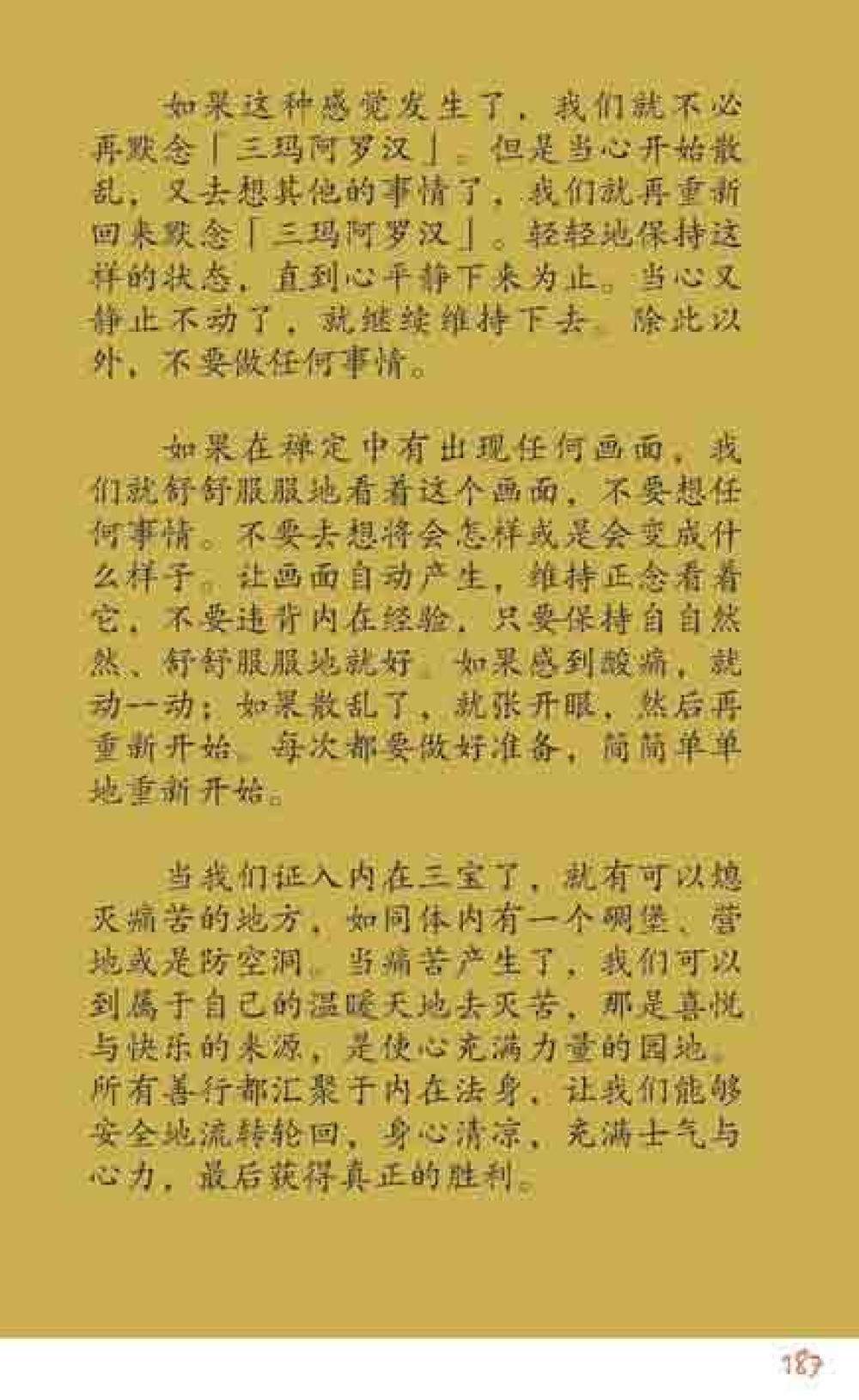 内在平静与正念的实践 最后得胜 หน้า 187