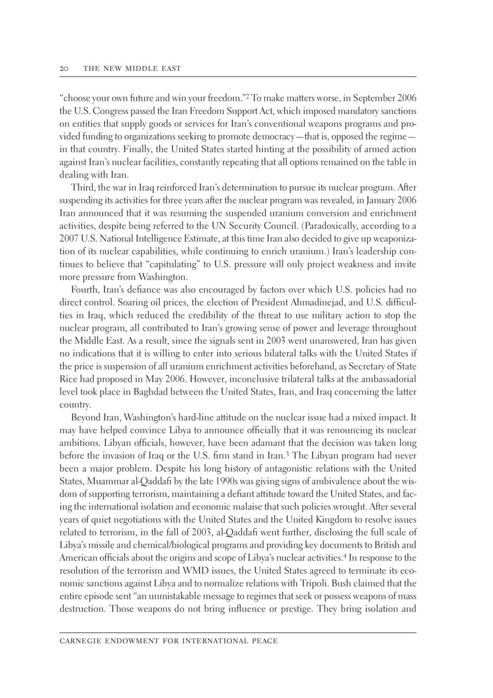 The Complex Dynamics of Iran's Nuclear Aspirations The New Middle East หน้า 26