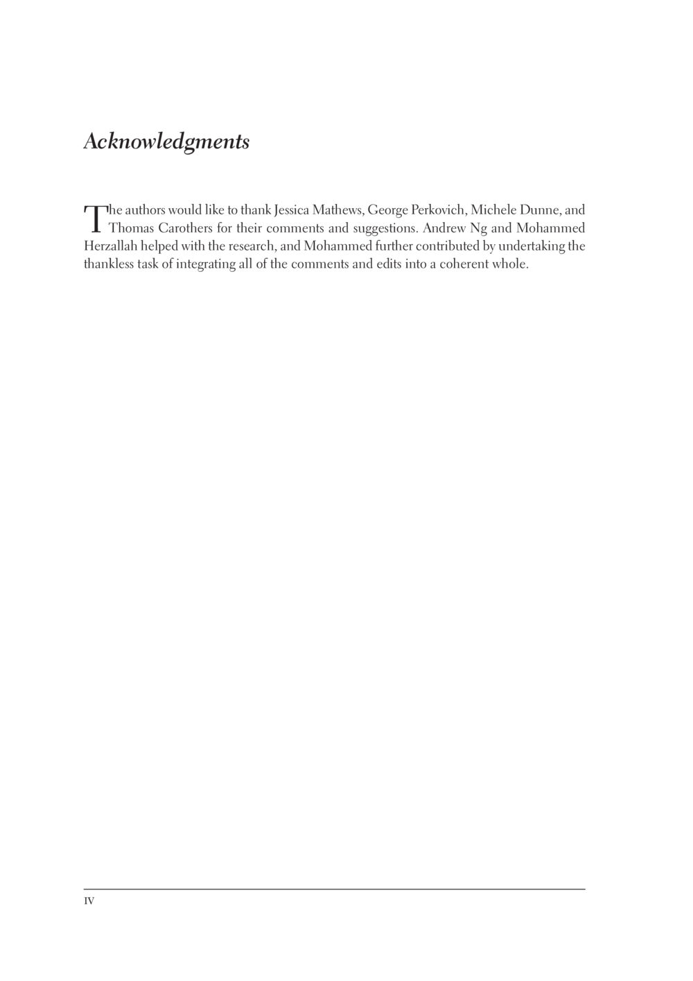 Acknowledgments The New Middle East หน้า 6