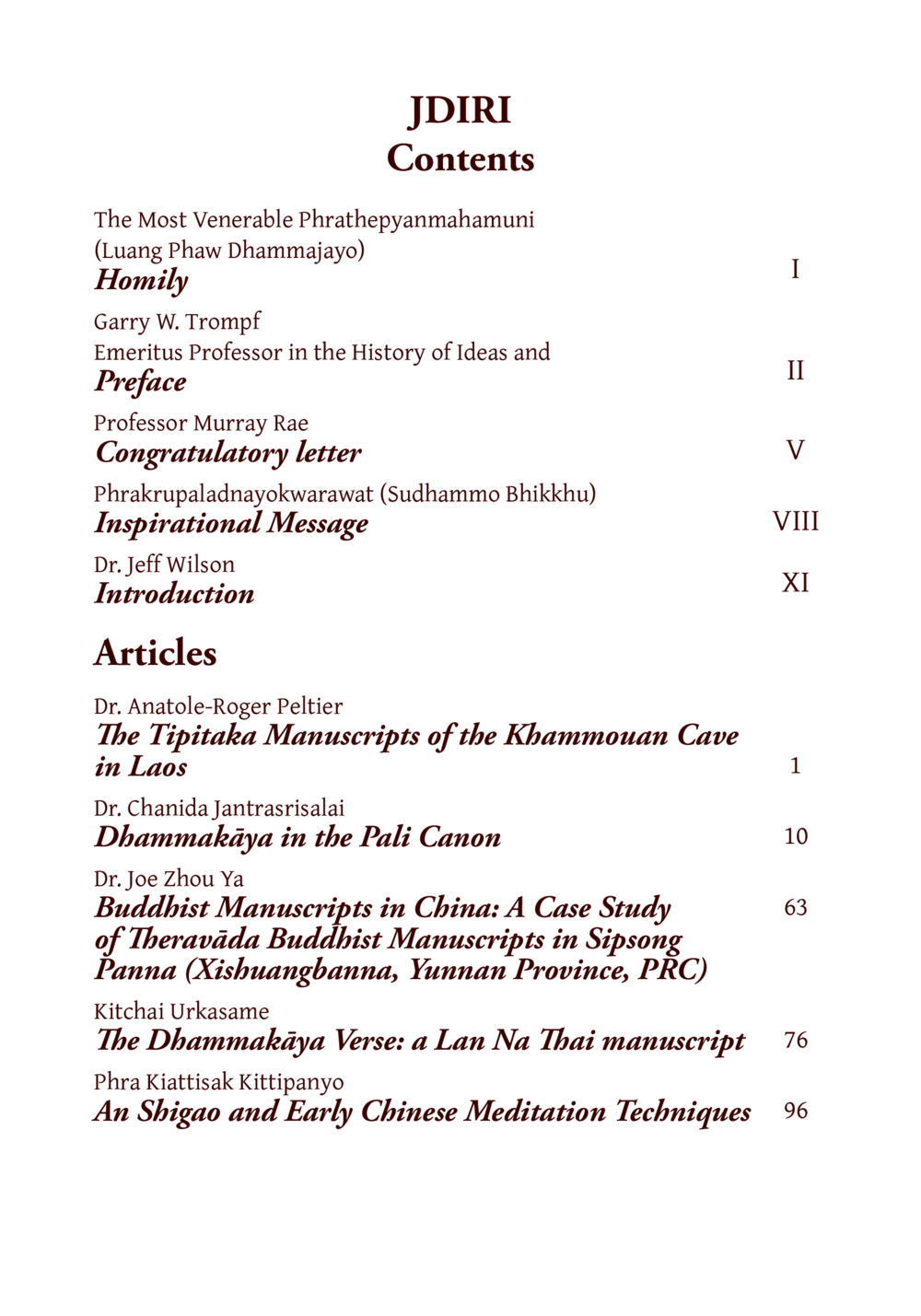 Exploring Buddhist Manuscripts and Teachings DIRI Journal  หน้า 21