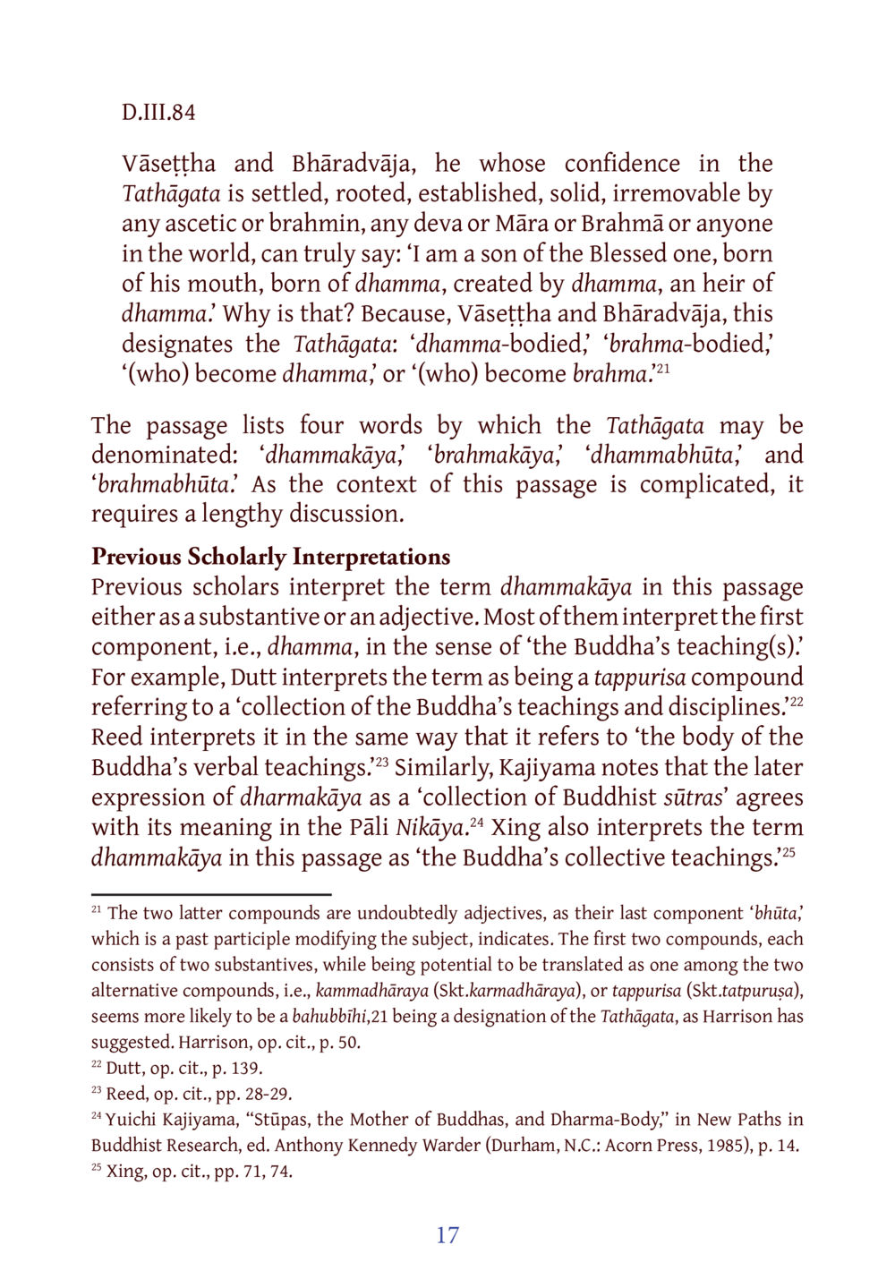 Understanding the Concept of Dhammakāya in Buddhist Thought DIRI Journal  หน้า 38
