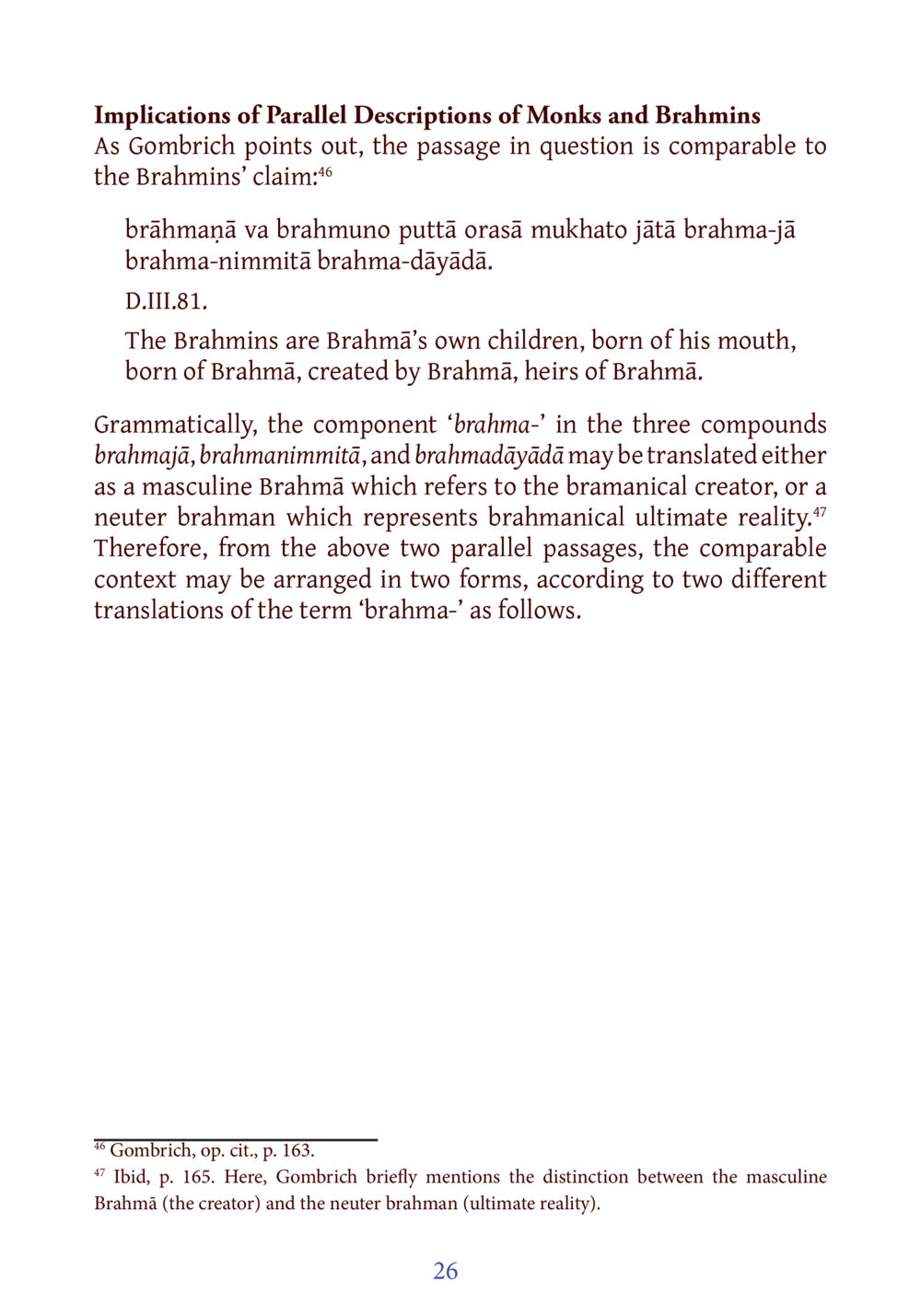 Implications of Parallel Descriptions of Monks and Brahmins DIRI Journal  หน้า 47