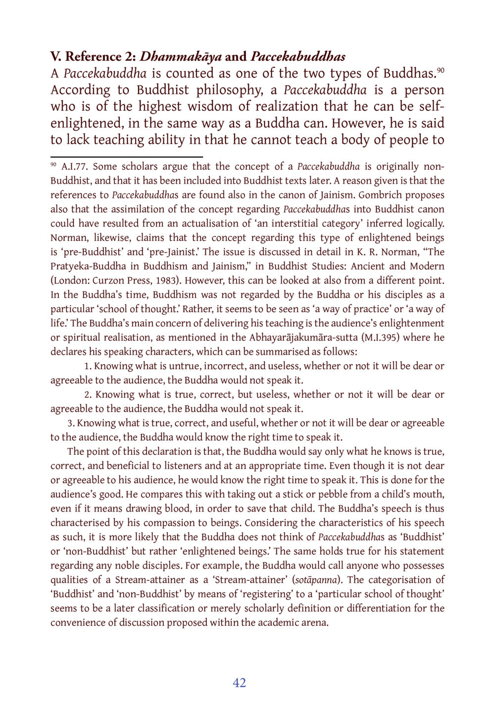 Understanding Paccekabuddhas in Buddhist Philosophy DIRI Journal  หน้า 63