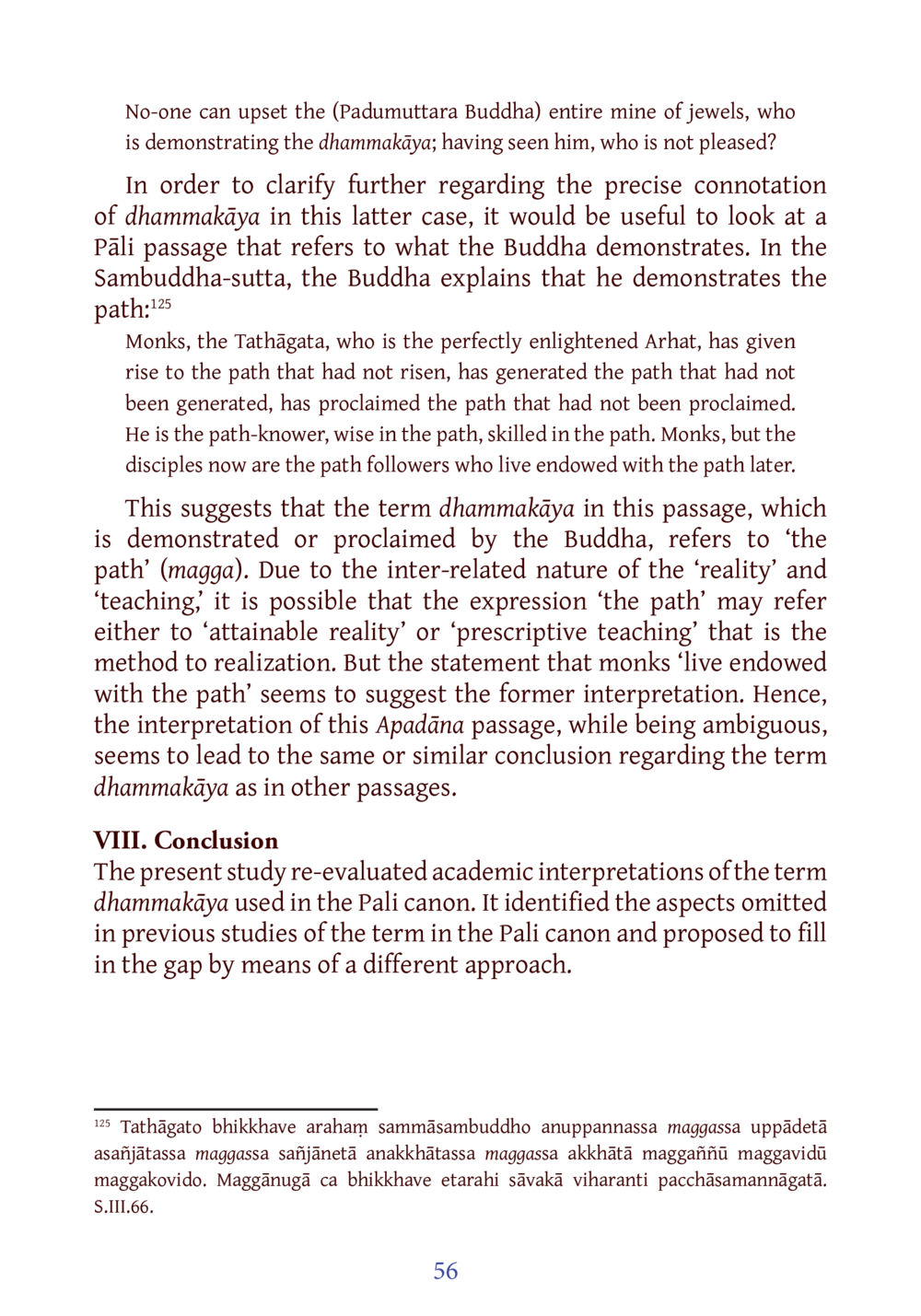 Re-evaluating the Concept of Dhammakāya in the Pali Canon DIRI Journal  หน้า 77