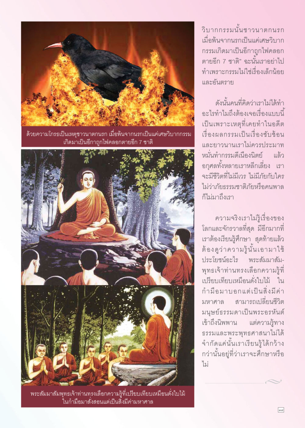 วิบากกรรมและความรู้ทางธรรม Dhamma TIME เดือนพฤษภาคม พ.ศ. 2556 หน้า 37
