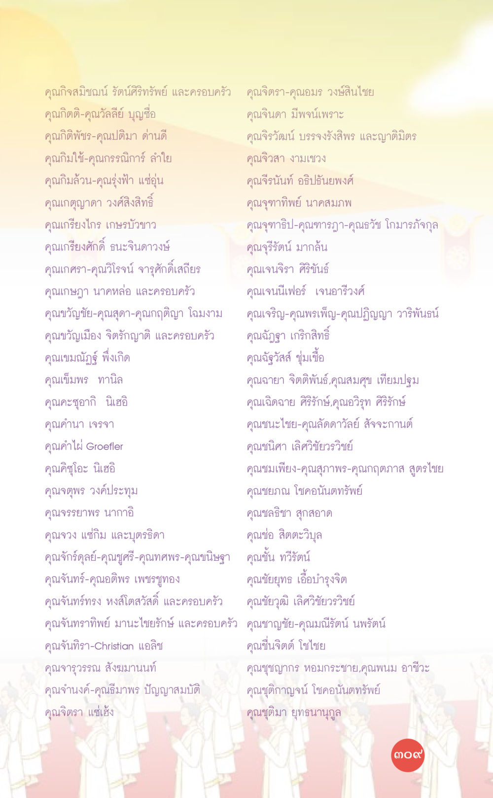 รายชื่อบุคคลสำคัญในพิธี ที่นี่มีคำตอบ เล่ม 7 โดย คุณครูไม่ใหญ่ หน้า 309