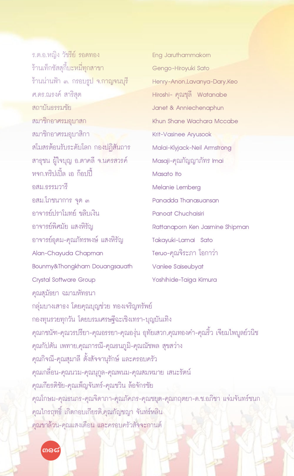 Contributors List ที่นี่มีคำตอบ เล่ม 7 โดย คุณครูไม่ใหญ่ หน้า 318