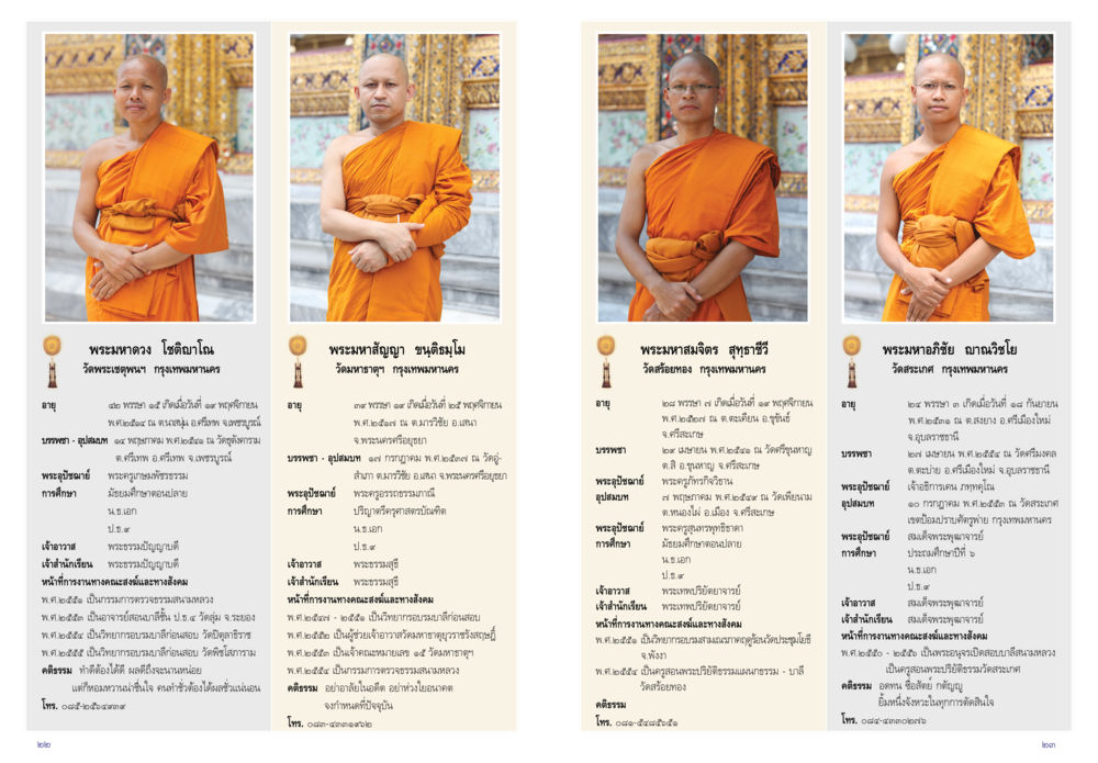 ประวัติพระมหาเถระจังหวัดปทุมธานี วารสารกัณยาณมิตร ฉบับพระสังฆาธิการ หน้า 12
