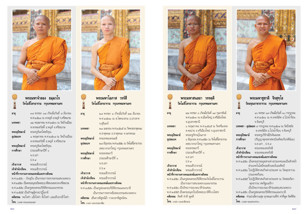 ประวัติพระสงฆ์ผู้ชำนาญด้านการศึกษา วารสารกัณยาณมิตร ฉบับพระสังฆาธิการ หน้า 15