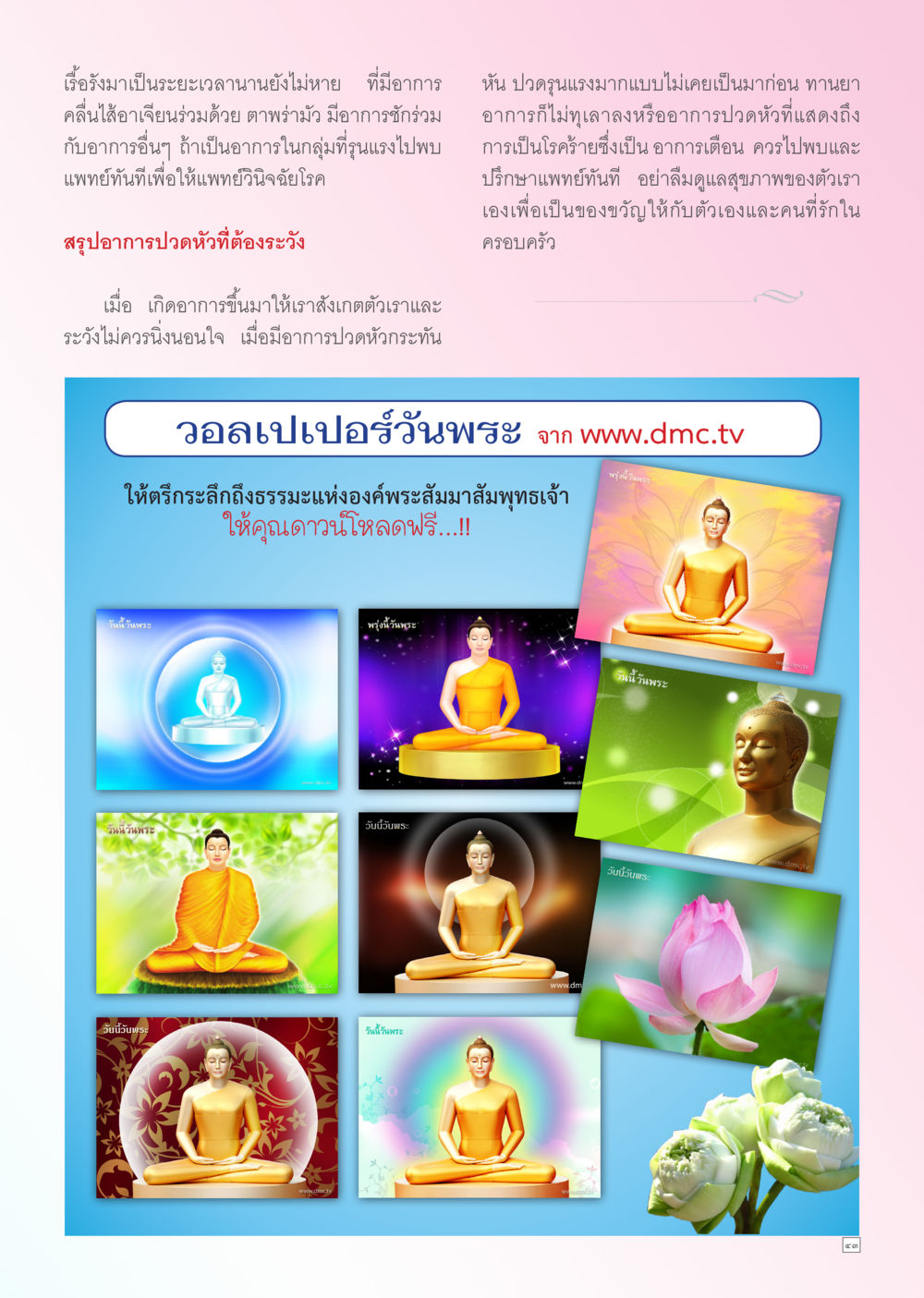 null Dhamma TIME เดือนกรกฎาคม พ.ศ. 2556 หน้า 43