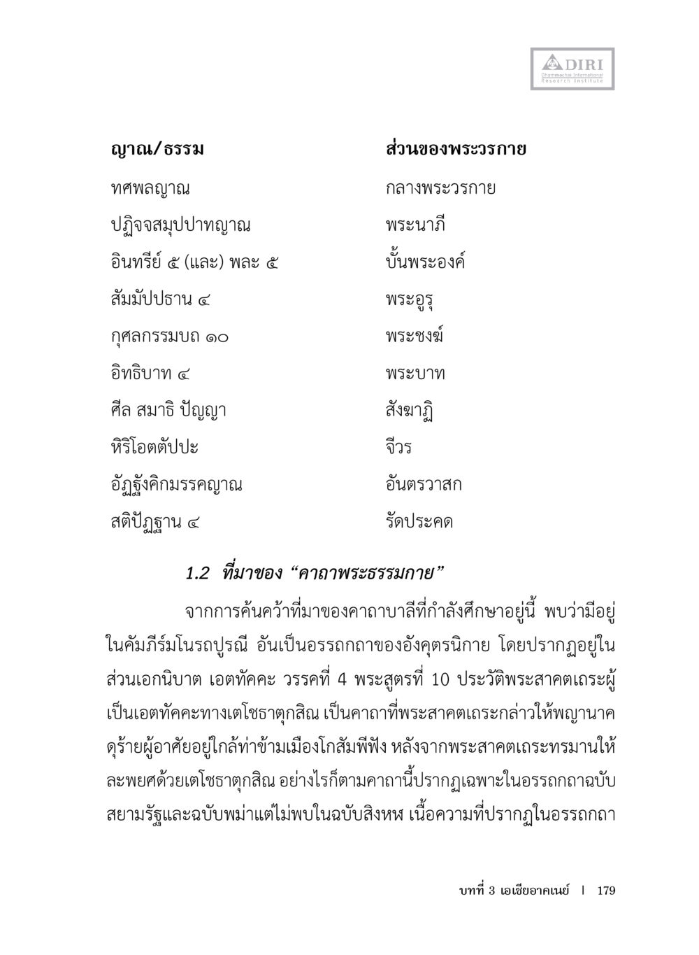 ที่มาของคาถาพระธรรมกาย หลักฐานธรรมกายในคัมภีร์พุทธโบราณ 1 ฉบับประชาชน หน้า 180