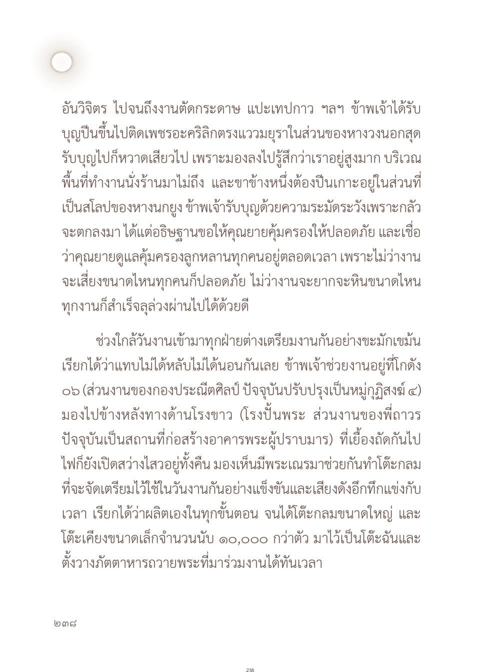 การเตรียมงานเพื่องานมงคล อยู่กับยาย หน้า 239