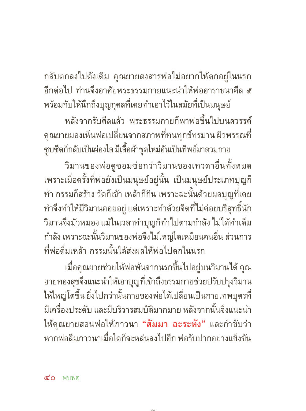 การช่วยเหลือด้วยบุญ คุณยายอาจารย์ หน้า 42