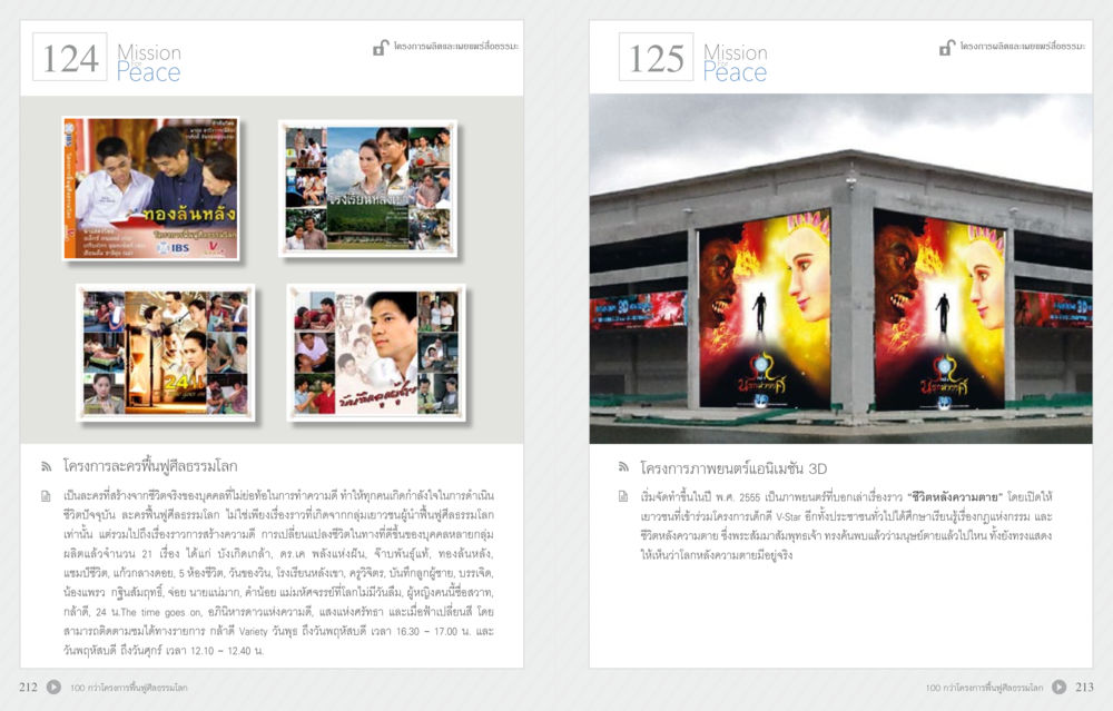 โครงการภาพยนตร์เสมือน 3D 70 ปี พระเทพญาณมหามุนี หน้า 108