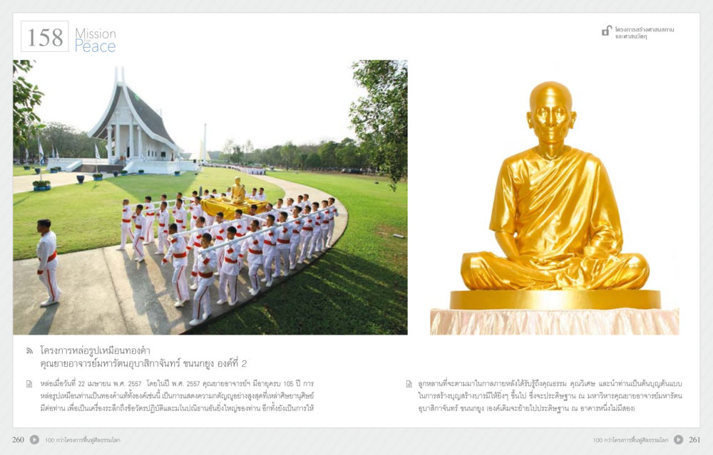 โครงการทอดผ้าป่าเหมือนทองคำ 70 ปี พระเทพญาณมหามุนี หน้า 132