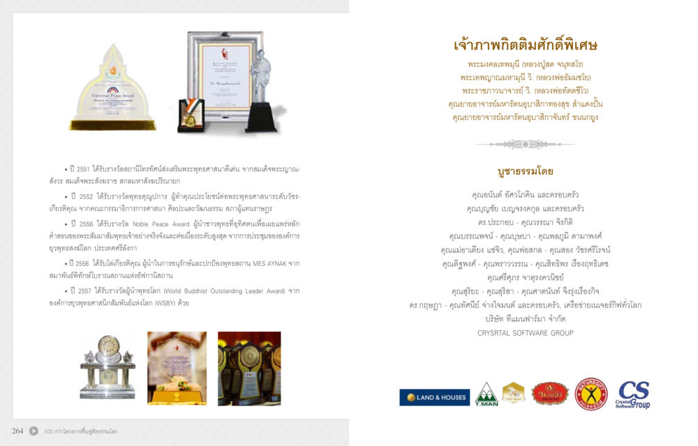 เจริญภาพกิตติเมตต คำสัตย์พิเศษ 70 ปี พระเทพญาณมหามุนี หน้า 134