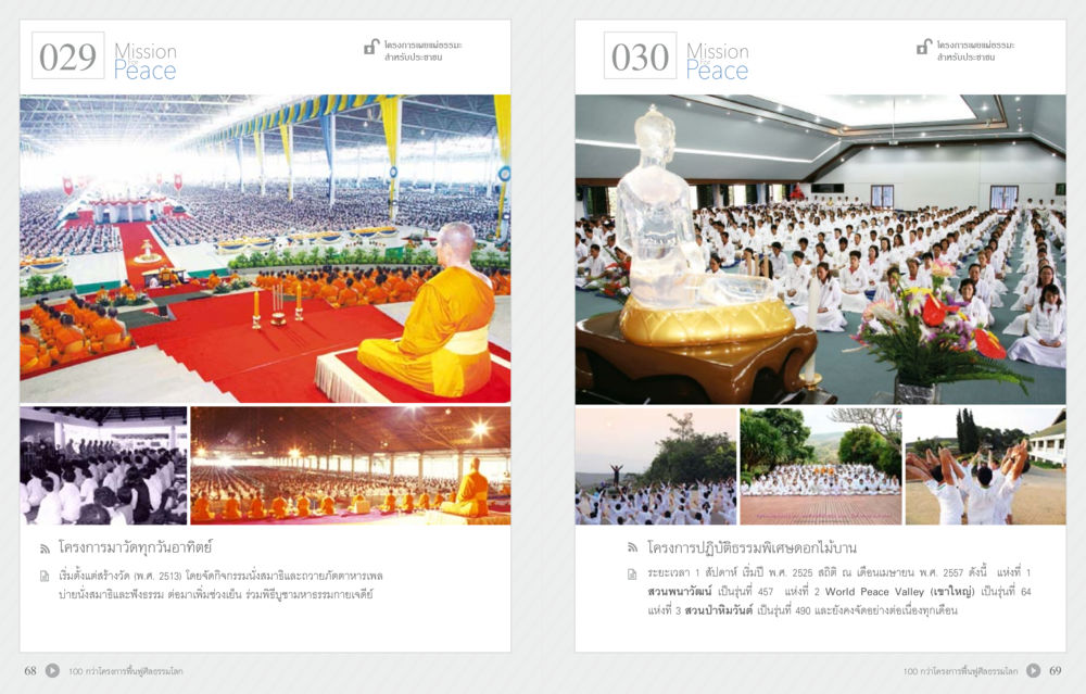 โครงการบวชหมู่บูรพาจารย์สำหรับประชาชนและปฏิบัติธรรมดอกไม้บาน 70 ปี พระเทพญาณมหามุนี หน้า 36