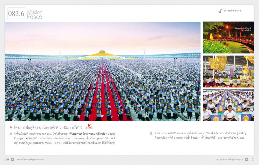 โครงการฟื้นฟูสู่ศาสนธรรมโลก (เด็กดี V-Star) ครั้งที่ 6 70 ปี พระเทพญาณมหามุนี หน้า 82