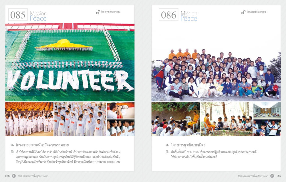 โครงการอาสาสมัครถวายพระธรรมกาย 70 ปี พระเทพญาณมหามุนี หน้า 86