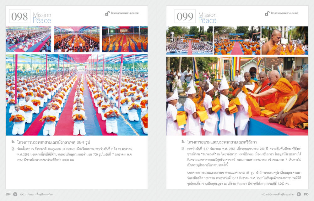 โครงการบูรณาการเสริมสร้างสันติภาพ 70 ปี พระเทพญาณมหามุนี หน้า 94
