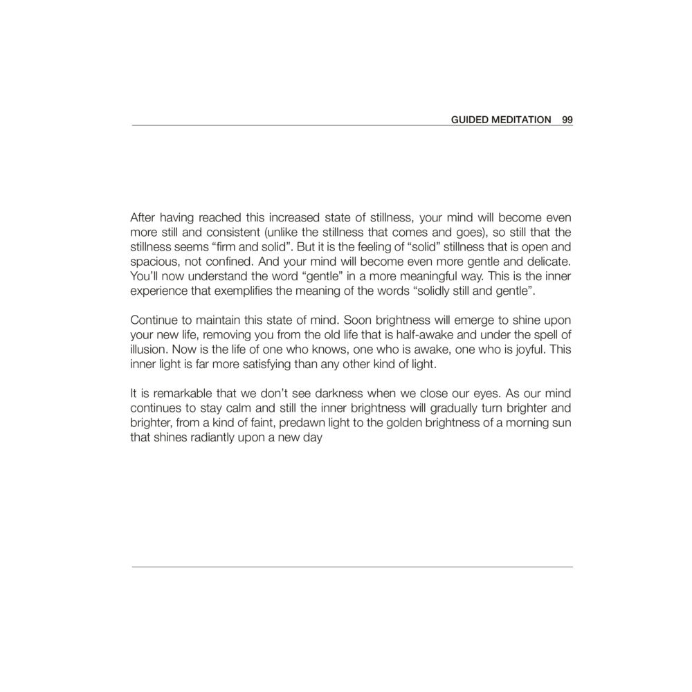 Guided Meditation for Inner Stillness Luang Por Dhammajayo, BEYOND WISDOM หน้า 103