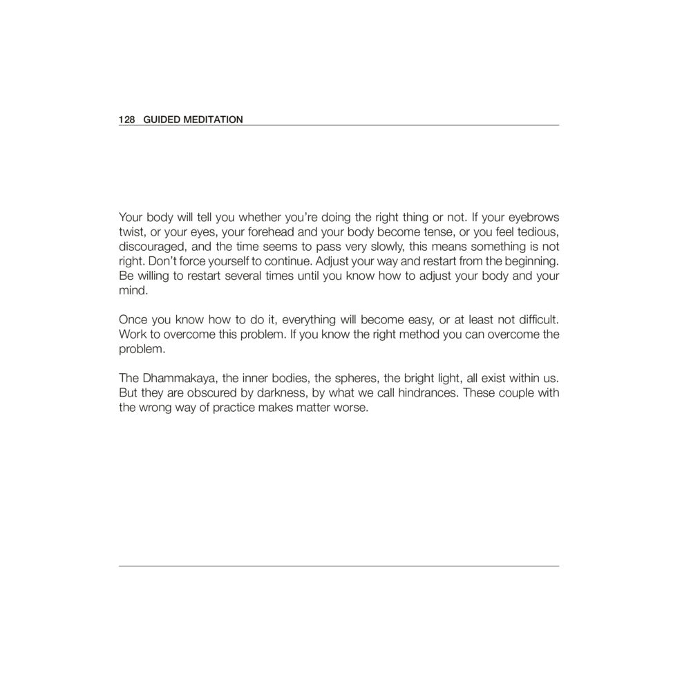 Understanding Your Body's Signals in Practice Luang Por Dhammajayo, BEYOND WISDOM หน้า 132