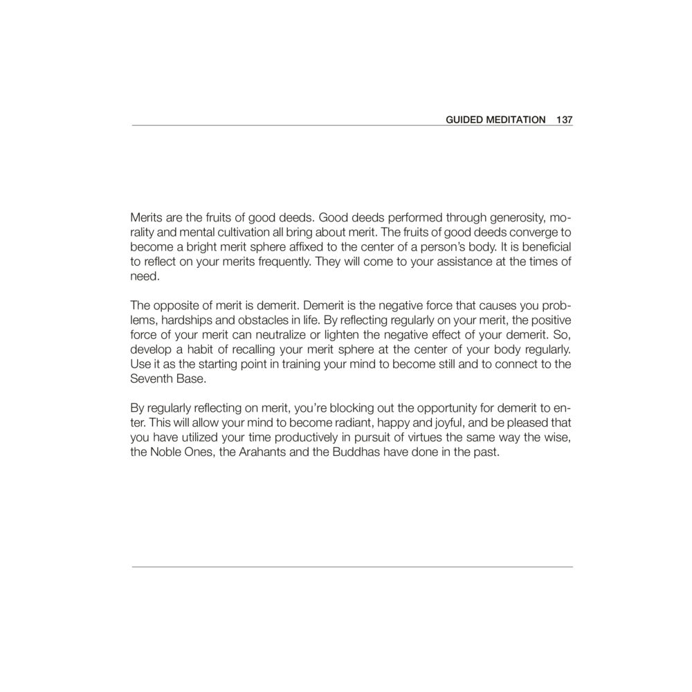 The Importance of Merit in Life Luang Por Dhammajayo, BEYOND WISDOM หน้า 141