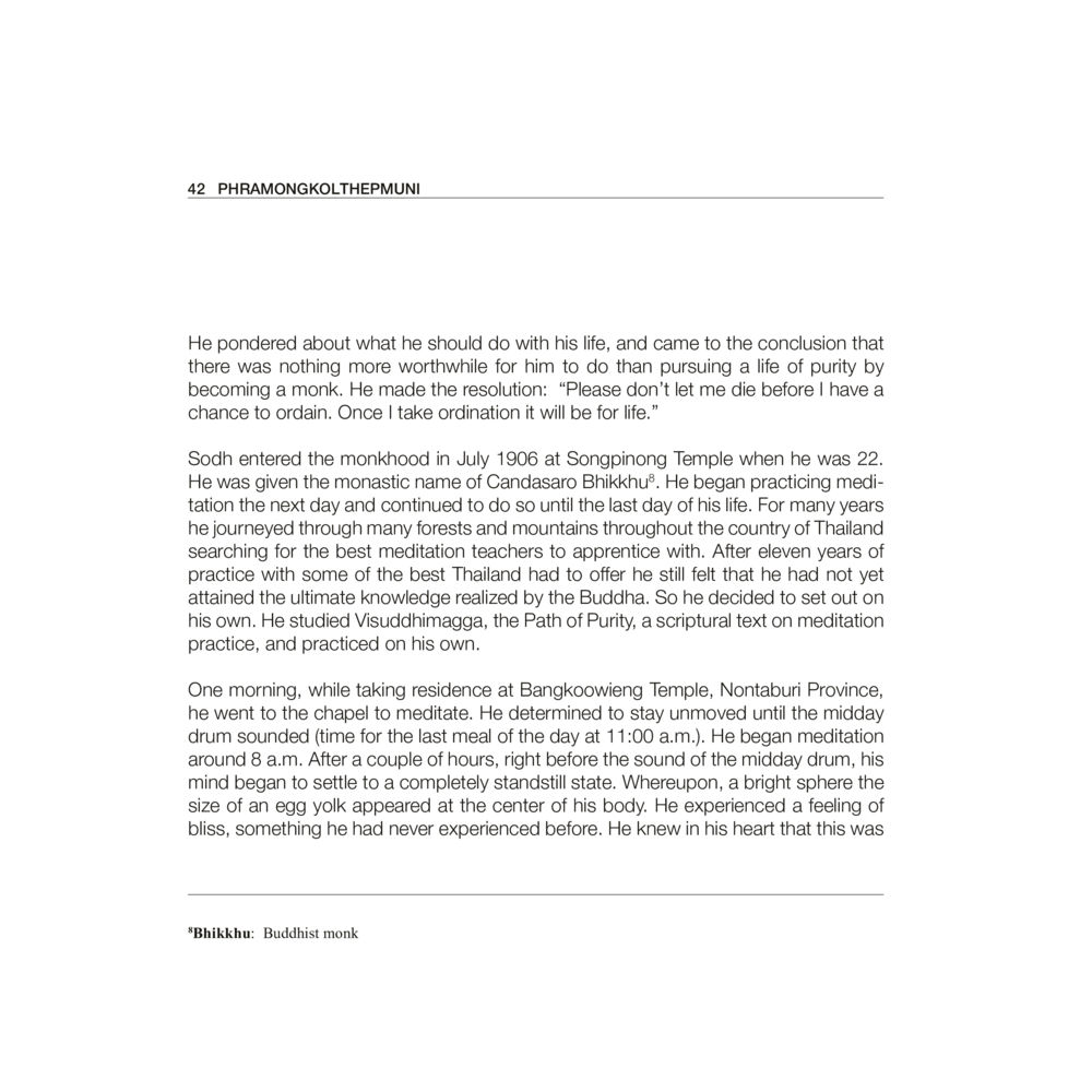 The Journey of Candasaro Bhikkhu: A Monk's Path to Enlightenment Luang Por Dhammajayo, BEYOND WISDOM หน้า 46