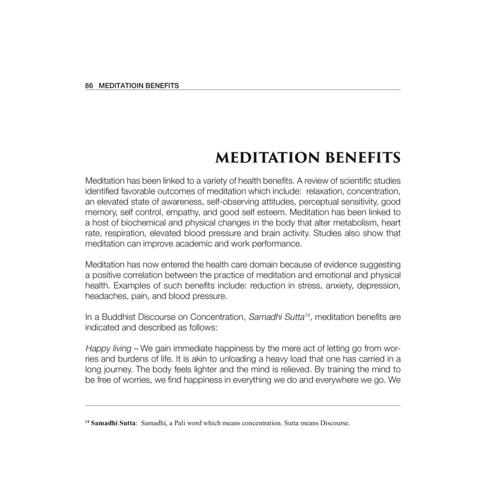 Meditation Benefits Luang Por Dhammajayo, BEYOND WISDOM หน้า 90